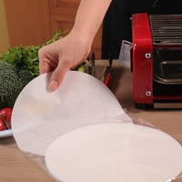 Papier sulfurisé vierge en pâte de bois, antiadhésif, double face, enduit silicone, imprimé sur mesure, pour cuisson alimentaire et sushis