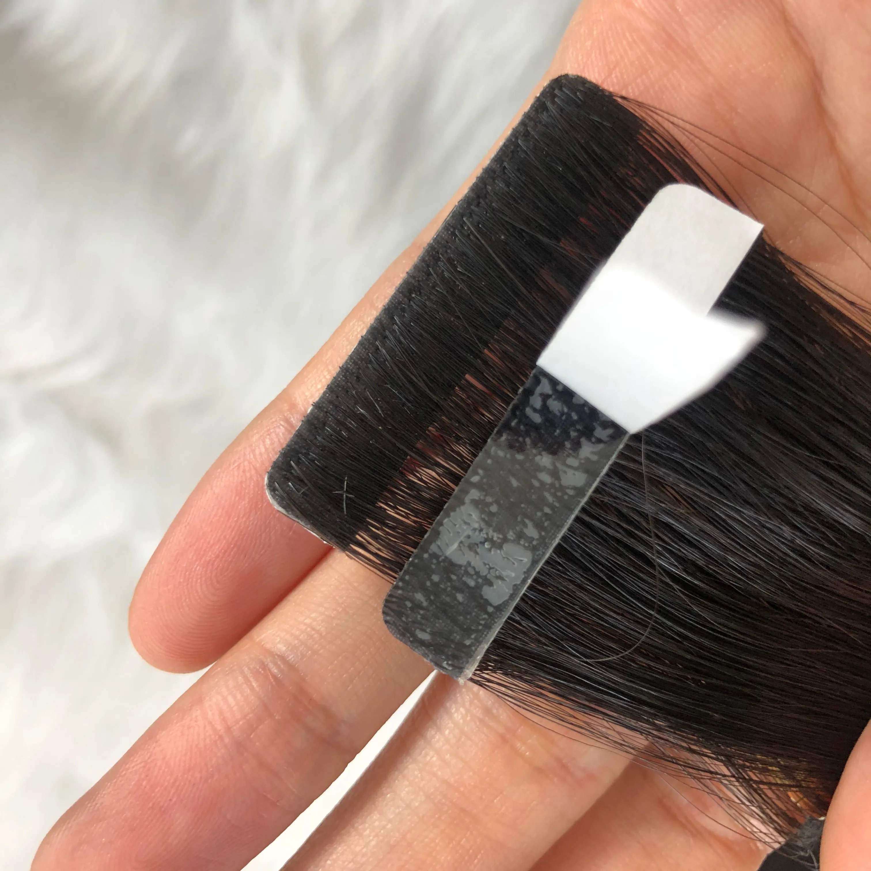 Wholesale 100% Remy Human Hair Seamless Injected Hand Tied Tape Hair Extensions Invisible Injection Tape In Tape Hair Extension
