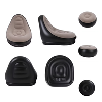 Fauteuil gonflable PVC de haute qualité pour salon, idéal pour adultes et enfants, très grand modèle avec pompes – Vente Flash