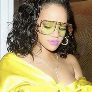 Gafas de Sol Metálicas UV400 con Logotipo Personalizado, Gafas de Sol Steampunk de Moda para Mujer, Gafas de Sol Cuadradas Extra Grandes para Mujer - Product Image 1