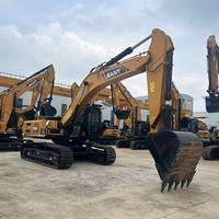 Excavatrice sur chenilles hydraulique Sany SY365H d'occasion, 95% neuve, 36 tonnes, avec godet, moteur Isuzu, à vendre