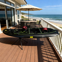 Planche de surf électrique en fibre de carbone 72V - Haute résistance, portable, pour une personne, étanche, planche pour les eaux océaniques