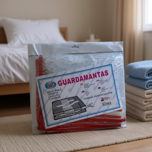 Sacchetti di Compressione Trasparenti Riutilizzabili in Plastica Antipolvere Mnj 53x45x15cm per Protezione Biancheria da Letto, Confezione da 12 Pezzi - Product Image 3