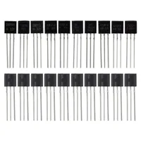 200 pièces Kit Transistor BC327 BC337 2N2222 2N2907 2N3904 2N3906 S8050 S8550 A1015 C1815 PNP/NPN 10 valeurs TO-92 Transistors Set