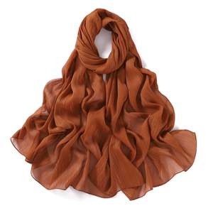 Voiles et foulards musulmans pour femmes : Hijabs, châles, bandanas et foulards longs en mousseline respirante – Vente en gros - Product Image 6