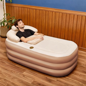 Bañera Plegable para Adultos de 160 cm, Tina Inflable de PVC con Bomba de Aire Eléctrica - Product Image 6