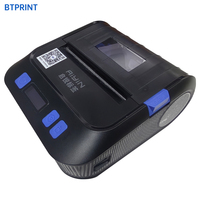 Imprimante mobile Qirui QR-386E, mini-imprimante thermique 80 mm pour étiquettes d'expédition et de point de vente