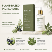Gel Douche Hydratant et Nettoyant en Profondeur à Base de Plantes pour Peaux Sèches, Fabrication OEM, Marque Privée, Vente en Gros