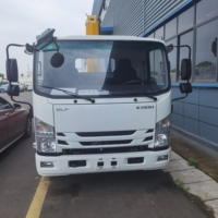 Camion grue hydraulique XCMC 1SUZU KV100 de 3,2 tonnes, 4x2, avec benne basculante intégrée, grue légère, moteur Yuchai Hengli
