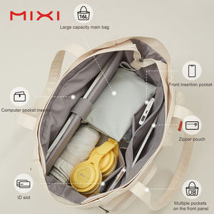 Sac fourre-tout Mixi, école, unisexe, compartiment pour ordinateur portable, antivol, imperméable, léger, ensembles de sacs de voyage, activités de plein air pour filles <span class=keywords><strong>M2105</strong></span> - Product Image 3