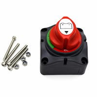 Interrupteur de déconnexion de batterie 12V 24V 48V rotatif robuste, coupe-circuit principal 300A avec marche/arrêt pour bateau, camping-car, camion, marine