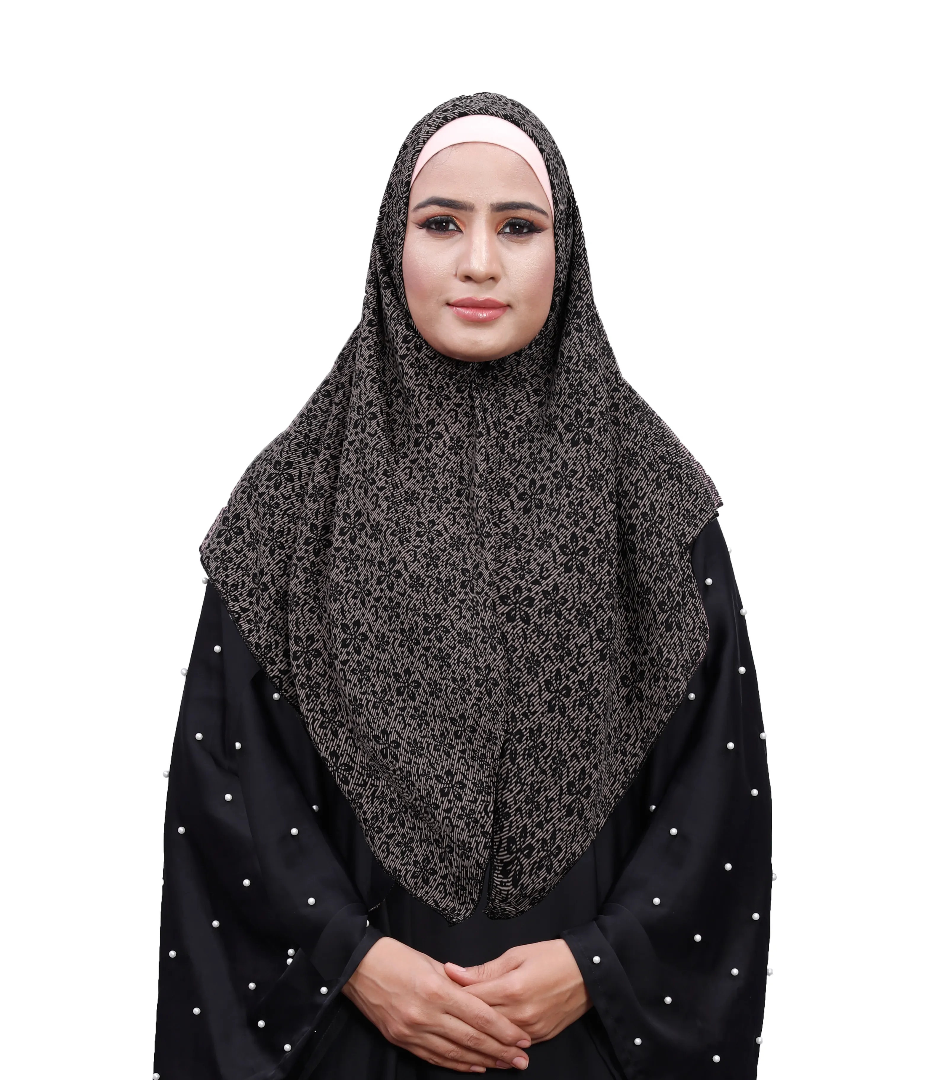 Hijab décontracté en mousseline de soie pour femmes, écharpe carrée imprimée