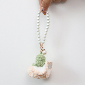 Accessori personalizzati per appesi per auto e piante graziosi ornamento per auto con fiori all'uncinetto Idea regalo personalizzata per gli amanti delle piante succulente - Product Image 4