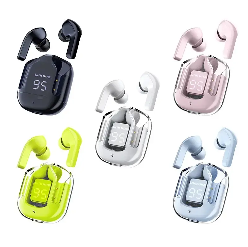 Transparent Air31 Tws Earbuds Headset Crystal Airbuds Wireless Earphone Headphone Pods Auriculares Audifonos Air 31 Earbuds