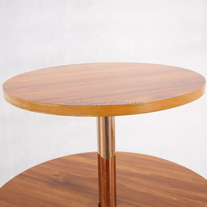 Bàn Gỗ Trưng Bày Quần Áo Bán Lẻ <span class=keywords><strong>3</strong></span> Tầng Tròn - Product Image 5