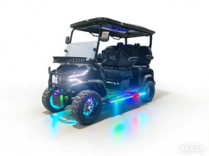 Voiture de golf électrique de haute qualité, 2, 4, 6 ou 8 places, 4x4 tout-terrain, Club Car à vendre, couleur blanche, design personnalisé - Product Image 2
