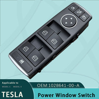 Botón Elevavidrios Eléctrico Lado del Conductor 1028641 00A para Tesla Model S Model X, Repuestos de Puerta de Coche
