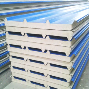 El mejor <span class=keywords><strong>precio</strong></span> Panel de pared sándwich de cemento EPS Fácil instalación Material de acero Almacén ignífugo Villa Hotel Techo <span class=keywords><strong>Tipo</strong></span> de panel XPS - Product Image 1
