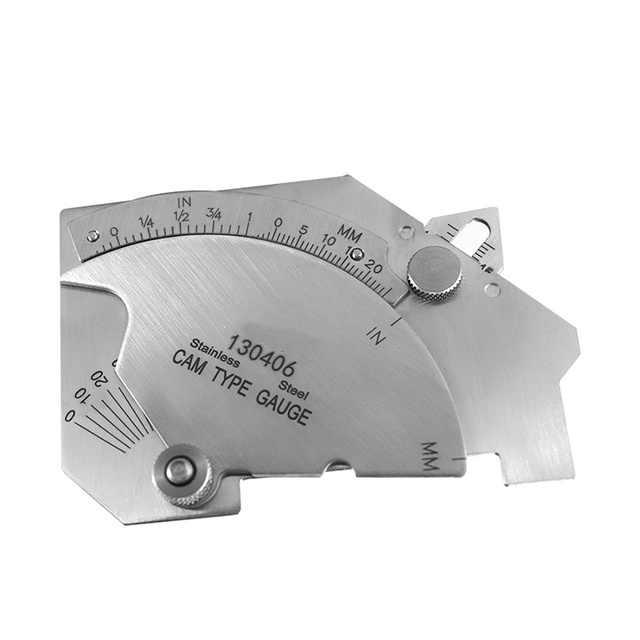 Stainless Steel Welding Inspection Gauge MG11/MG-8 0.001mm Accuracy Metric Inch Weld Measurements-oumeia Brand Silver