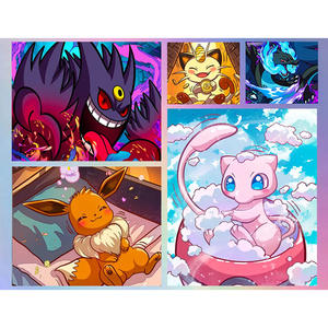 Magneti per Frigorifero in Carta Acrilica con Sabbie Mobili della Collezione GP, Prodotti Bestseller per Baby Eif Poke Mon, Regalo per Trasmissioni in Diretta - Product Image 3