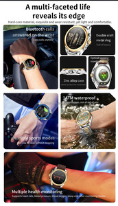 Reloj mecánico de estilo deportivo de alta calidad OEM KC83 para hombre 1,43 "AMOLED 2 Correa presión arterial Frecuencia Cardíaca GPS reloj inteligente 2025 - Product Image 4