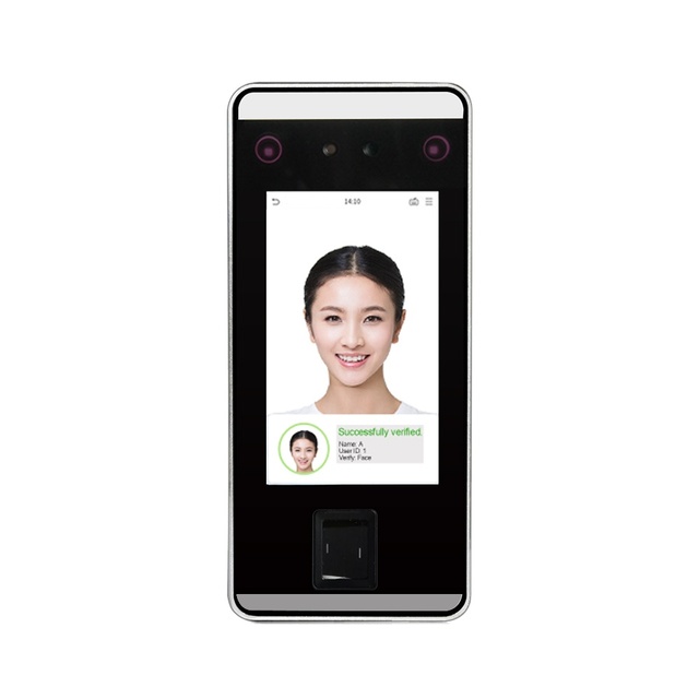 Fingerprint Reader Palm Sensor 5 Inch Color Screen Face Recognition Device Door Access Control System