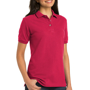 Polo respirant à manches courtes avec coutures plates, conçu pour les femmes, idéal pour les activités de plein air et le confort par temps chaud - Product Image 5