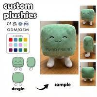 Usine de jouets en peluche personnalisés : Peluches douces à visage carré, Marmots en peluche, Gorilles en peluche pour l'aire de réception d'entreprises technologiques et canapés