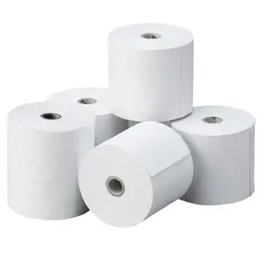 Papel térmico blanco en blanco 57x40mm hasta rollos rollo de papel térmico de buena calidad