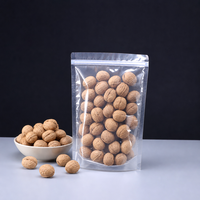 Sachet Doypack Biodégradable Qualité Alimentaire Transparent avec Fermeture Zip Refermable Anti-Humidité pour Snacks et Noix