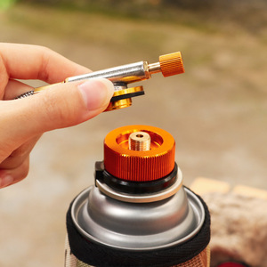 Adaptor konversi kaleng Gas kualitas tinggi, konektor kompor, konverter adaptor tangki kaleng kompor berkemah - Product Image 5