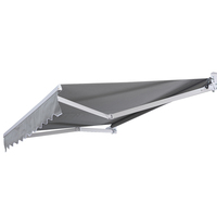 Auvent rétractable automatique en aluminium, canopée pliable, bras d'extérieur, fabriqué en chine, livraison gratuite