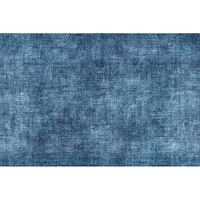 Blauer Bauhaus-Teppich Mid-Century Modern Bodenbelag für Wohnzimmer Schlafzimmer Dekoration
