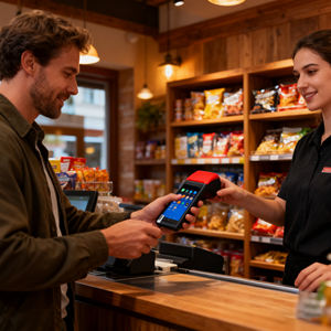 <span class=keywords><strong>Terminal</strong></span> <span class=keywords><strong>de</strong></span> <span class=keywords><strong>paiement</strong></span> mobile portable POS <span class=keywords><strong>de</strong></span> 5,5 pouces avec lecteur <span class=keywords><strong>de</strong></span> carte intégré, scanner NFC, Bluetooth, Wi-Fi - Product Image 6