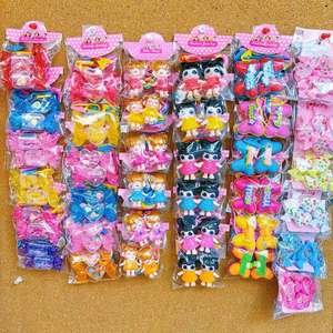 Mylu प्यारा पशु फूल लड़कियों के बाल बाल स्तन 6 pers/सेट बच्चों के लिए कार्टून रबर रस्सी की अंगूठी बच्चों के लिए लोचदार बाल संबंध - Product Image 2