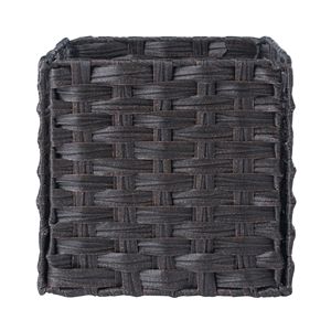 DB Melanie 2-Pack Foldable Woven Fiber <b>Basket</b> Set for <b>Storage</b>; Chocolate Hues - Product Image 4