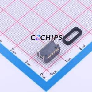 HC-AA0B010-093 USB Connector SMD Connector ( Connector Type: Type-C )( Gender: Female )( Mounting Type: Horizontal Mount ) - Product Image 2