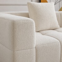Canapé modulaire sectionnel en tissu écologique en forme de L, durable, compressé sous vide, idéal pour appartement et villa, directement de l'usine