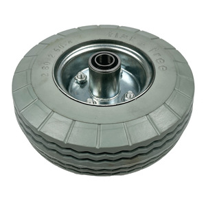 2.80/2.50-4 Inch Solid Pu Foam Tire <b>Flat</b> Free For Handcarts Industrial Use - Product Image 3