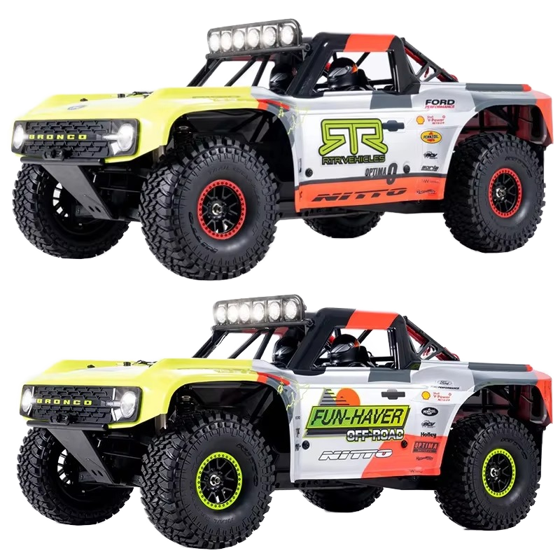 FMS 1:7 масштаб FMS10702RS Bronco ARTR EB бесщеточный 4WD рок-гусеничный 2,4 ГГц пульт дистанционного управления для раллийных грузовиков хобби-моделей для экспертов