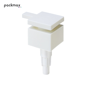 Square head, built-in threaded switch, 24-tooth PP plastic lotion <b>pump</b> head for conditioner, <b>shampoo</b> & shower gel - Product Image 1