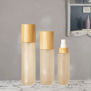 Flacon roll-on sans air, flacon pompe cosmétique en verre avec couvercle, flacon pour lotion, flacon cosmétique pour parfum, sérigraphié - Product Image 3