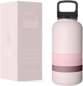 3 32oz/64oz Portable Stainless Steel Double Wall Insulated Non-Slip Leak-Proof Dog Water Bottle Bowls for Outdoor Use - Product Image 2