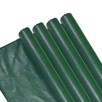 Tapis anti-mauvaises herbes en PP tissé pour pépinière, rouleau de tissu en PP vert, couverture de sol avec service de découpe, tailles personnalisées disponibles