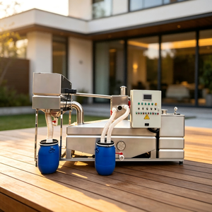 Séparateur Huile-Eau Entièrement Automatique Haute Efficacité SS304 PLC 1-1000m³/h Système de Traitement des Graisses pour Cuisine Commerciale et Eaux Usées de Restaurant - Product Image 1
