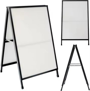Fonte di fabbrica pieghevole Slide-In cartello Poster per la portabilità interna pubblicità di <span class=keywords><strong>Marketing</strong></span> cornice a Led In vetro sottile scatola luminosa - Product Image 6