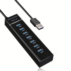 7 in 1 <b>Usb</b> <b>Hub</b> <b>Usb</b> 3.0 <b>Hub</b> High Speed Computer <b>Usb</b> <b>Hub</b> Splitter Multiport Adapter for PC Laptop - Product Image 1