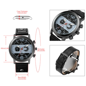 <span class=keywords><strong>2025</strong></span>年メンズビジネスギフトセットクォーツ時計 + ブレスレットファッションギフトボックスバレンタインデー父の日クリスマスプレゼント - Product Image 3