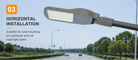 Farola LED Inteligente de 50W-150W, IP66, Regulable, Control IoT LoRa Zigbee, Premium para LEDs, Ahorro de Energía, Garantía de 5 Años