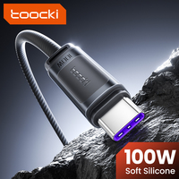 Cable USB-A a USB-C Toocki de Alta Velocidad, 100W, 480Mbps, con Carcasa de Aleación de Aluminio para Juegos y Uso Diario